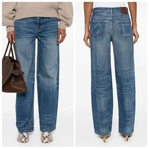 Interior NYC Sz 27 The Remy Jean Wide Leg Blue New Without Tag